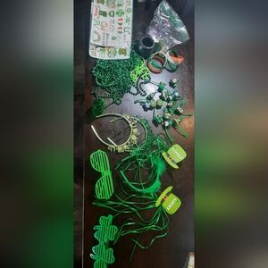 St. Patrick's Day Green Accessories Set